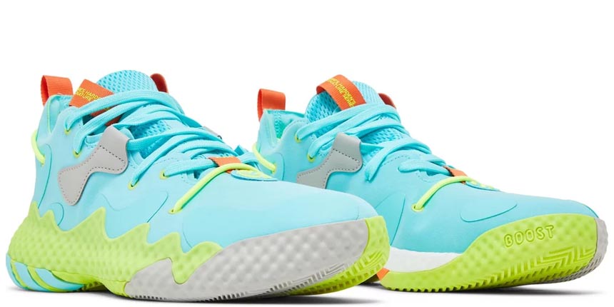 Adidas Harden Vol. 6 "Pulse Aqua Solar Yellow" GV8703 sneakers - Shop Now